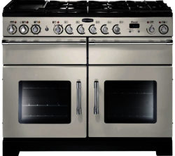 RANGEMASTER  Excel 110 Dual Fuel Range Cooker - Ivory & Chrome